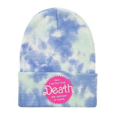 Pinkheimer Now I Am Become Death The Destroyer Of Worlds Tie Dye 12in Knit Beanie