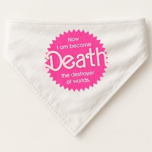 Pinkheimer Now I Am Become Death The Destroyer Of Worlds USA-Made Doggie Bandana