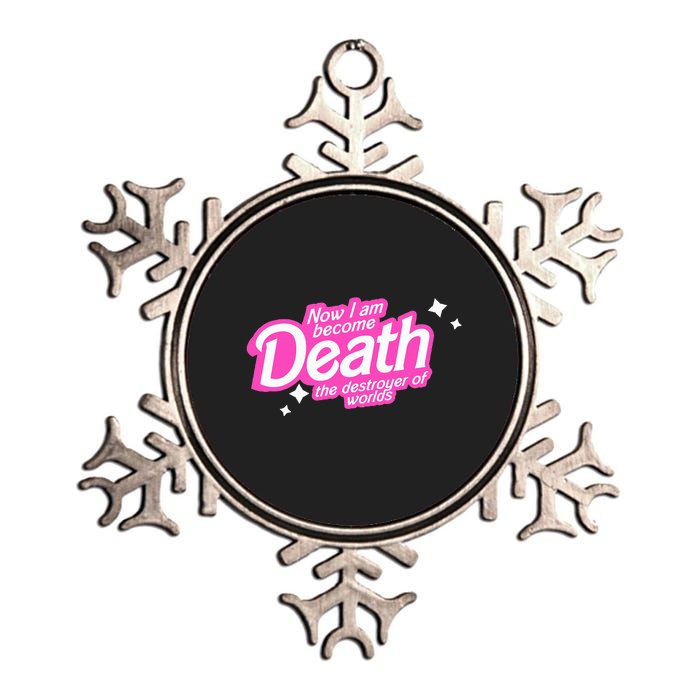 Pinkheimer Now I Am Become Death The Destroyer Of Worlds Metallic Star Ornament