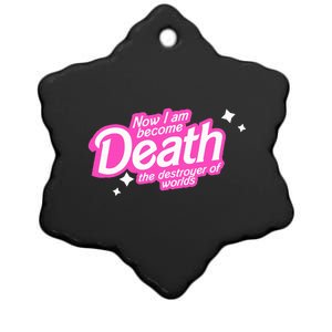 Pinkheimer Now I Am Become Death The Destroyer Of Worlds Ceramic Star Ornament