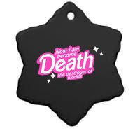 Pinkheimer Now I Am Become Death The Destroyer Of Worlds Ceramic Star Ornament