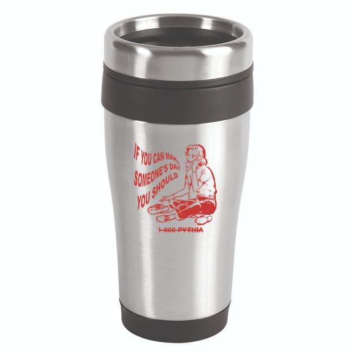 Pythia Nightcall If You Can Make SomeoneS Day You Should 16oz Travel Tumbler