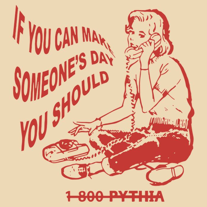 Pythia Nightcall If You Can Make SomeoneS Day You Should Drawstring Bag