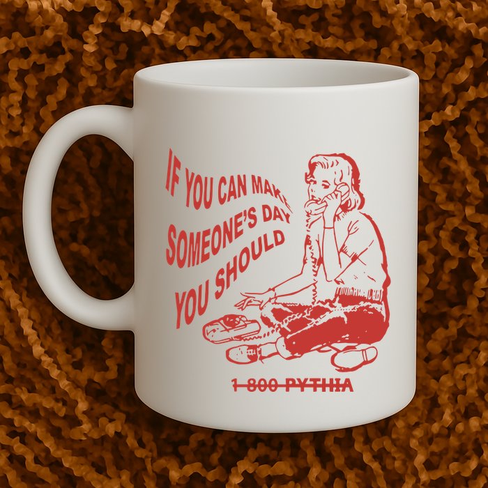 Pythia Nightcall If You Can Make SomeoneS Day You Should Mug