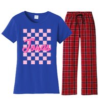 Personalized Name Jonas I Love Jonas Women's Flannel Pajama Set