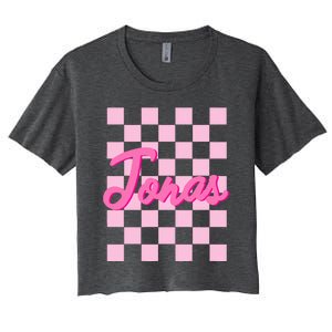 Personalized Name Jonas I Love Jonas Women's Crop Top Tee