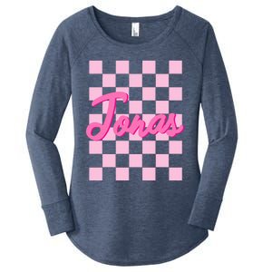 Personalized Name Jonas I Love Jonas Women's Perfect Tri Tunic Long Sleeve Shirt