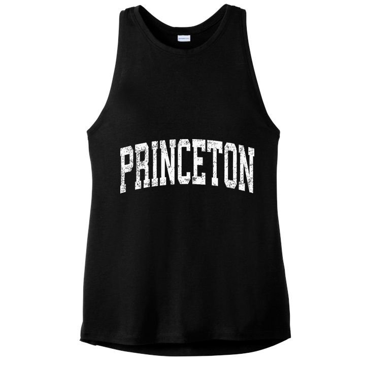 Princeton New Jersey NJ Vintage Athletic Sports Ladies PosiCharge Tri-Blend Wicking Tank