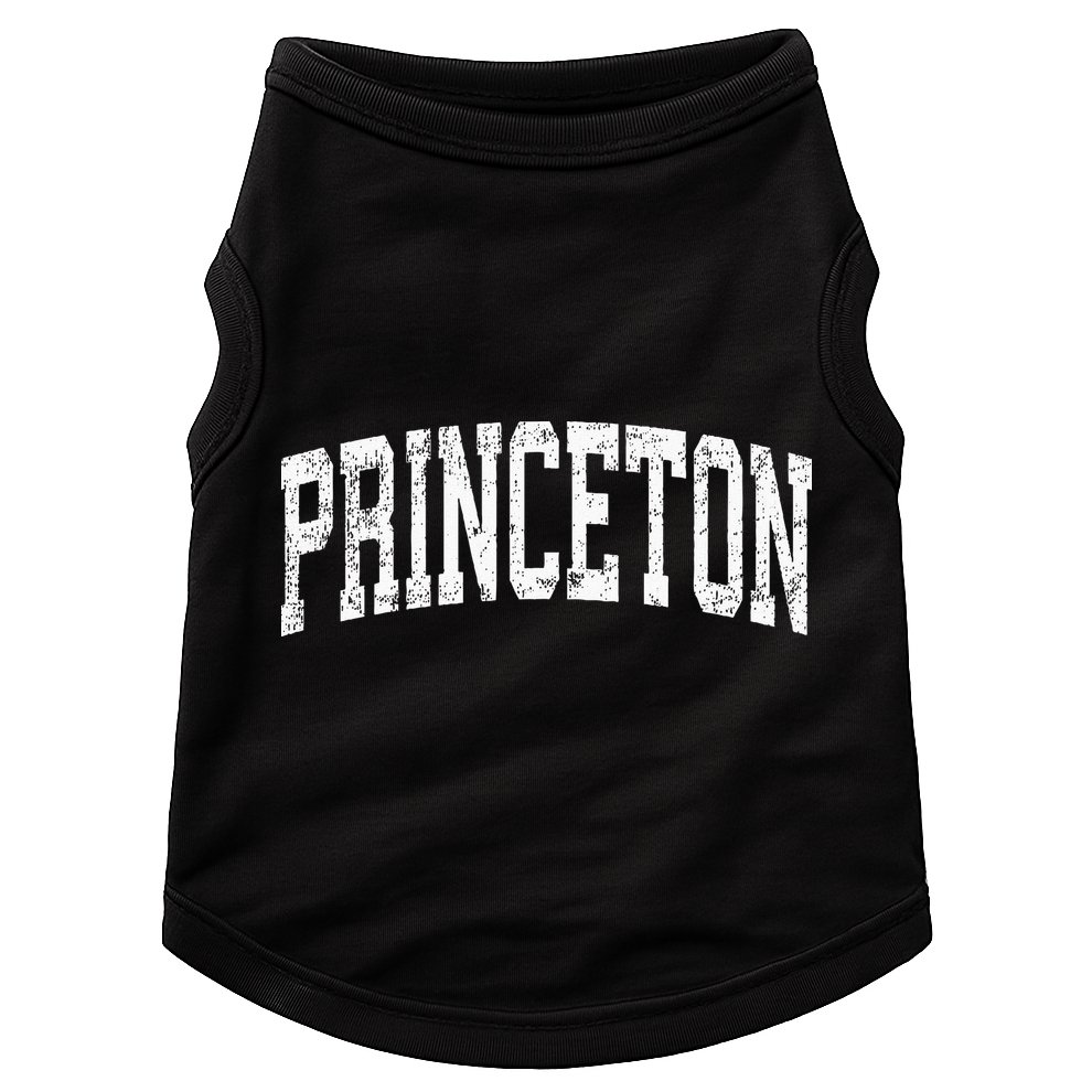 Princeton New Jersey NJ Vintage Athletic Sports Doggie Tank
