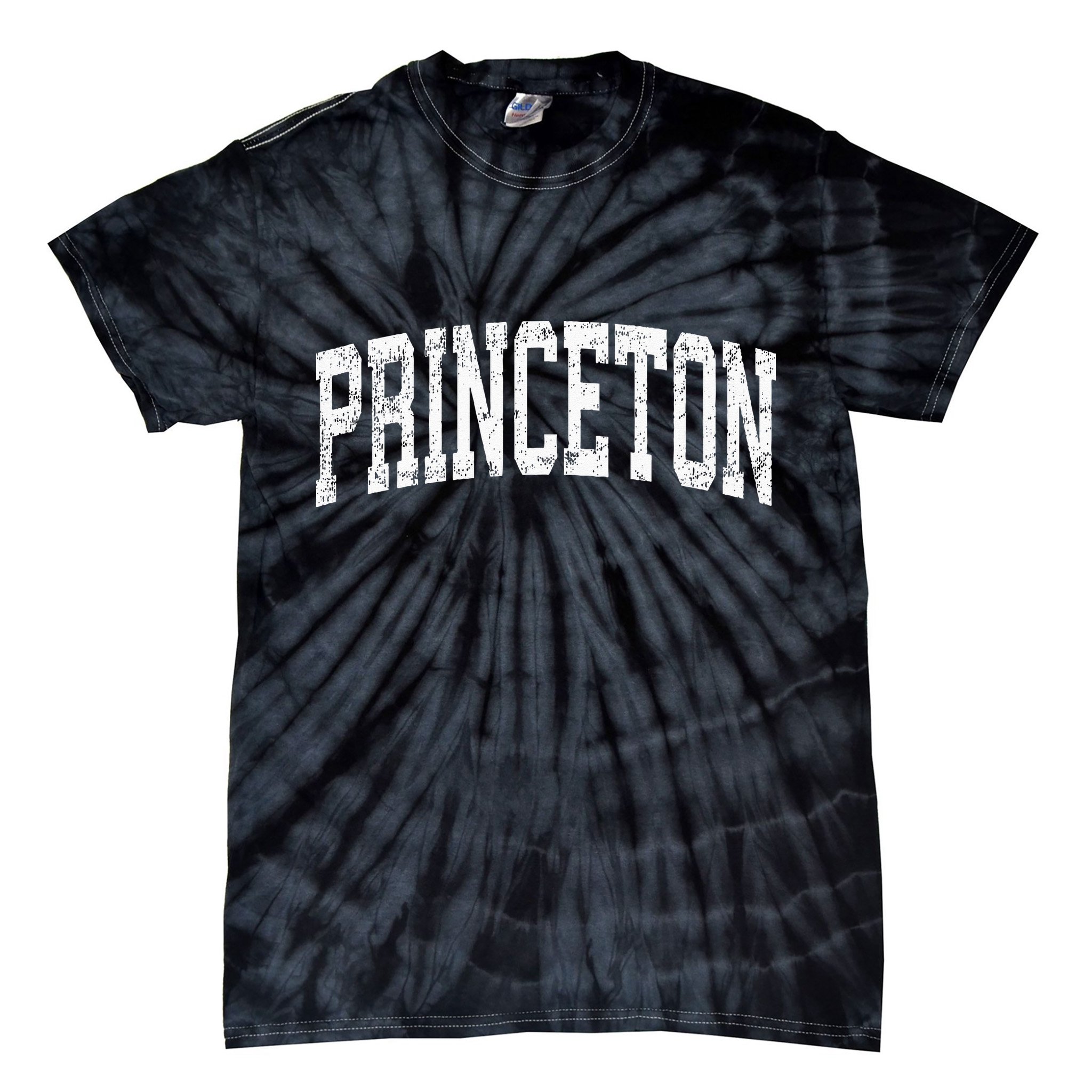 Princeton New Jersey NJ Vintage Athletic Sports Tie-Dye T-Shirt