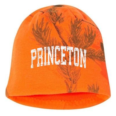 Princeton New Jersey NJ Vintage Athletic Sports Kati - Camo Knit Beanie