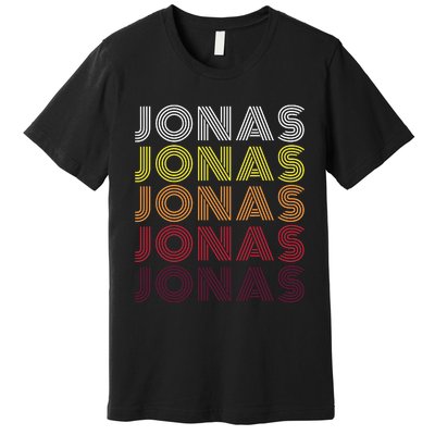 Personalized Name Jonas Vintage Jonas Premium T-Shirt