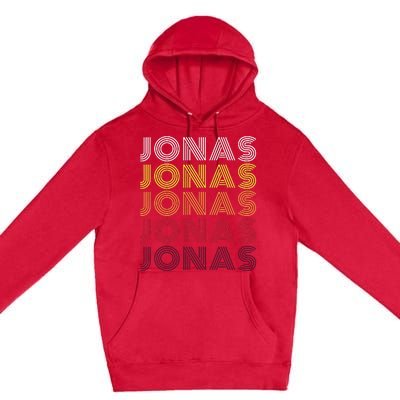 Personalized Name Jonas Vintage Jonas Premium Pullover Hoodie