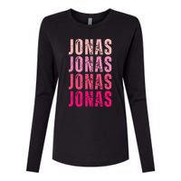 Personalized Name Jonas I Love Jonas Womens Cotton Relaxed Long Sleeve T-Shirt