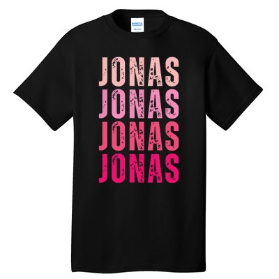 Personalized Name Jonas I Love Jonas Tall T-Shirt