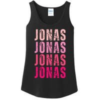 Personalized Name Jonas I Love Jonas Ladies Essential Tank