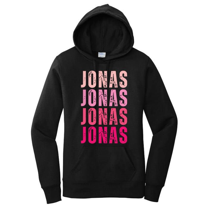 Personalized Name Jonas I Love Jonas Women's Pullover Hoodie