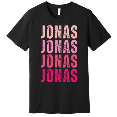 Personalized Name Jonas I Love Jonas Premium T-Shirt