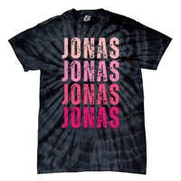 Personalized Name Jonas I Love Jonas Tie-Dye T-Shirt