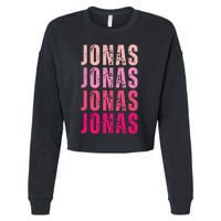 Personalized Name Jonas I Love Jonas Cropped Pullover Crew