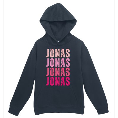 Personalized Name Jonas I Love Jonas Urban Pullover Hoodie