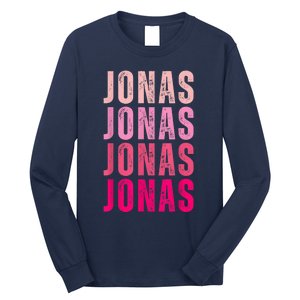 Personalized Name Jonas I Love Jonas Long Sleeve Shirt