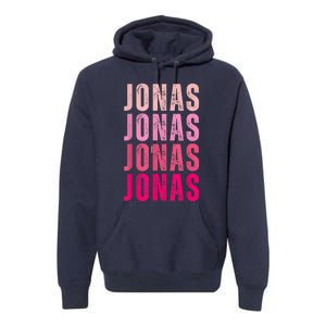 Personalized Name Jonas I Love Jonas Premium Hoodie