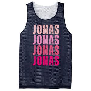 Personalized Name Jonas I Love Jonas Mesh Reversible Basketball Jersey Tank