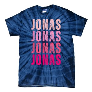 Personalized Name Jonas I Love Jonas Tie-Dye T-Shirt