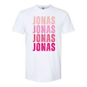 Personalized Name Jonas I Love Jonas Softstyle CVC T-Shirt