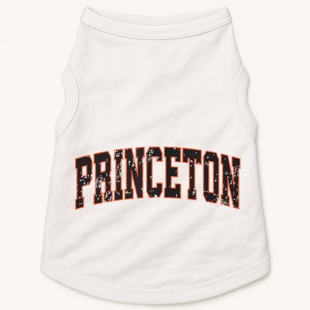 Princeton New Jersey Nj Vintage Athletic Sports Doggie Tank
