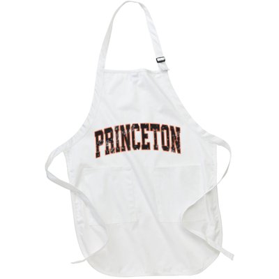 Princeton New Jersey Nj Vintage Athletic Sports Apron