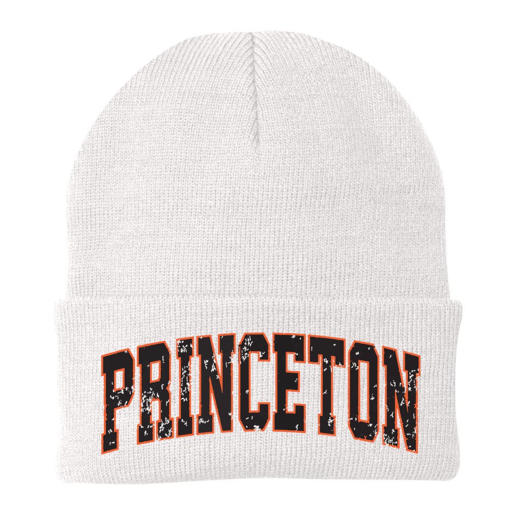 Princeton New Jersey Nj Vintage Athletic Sports Beanie