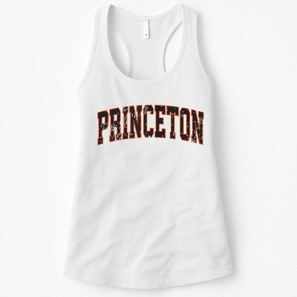 Princeton New Jersey Nj Vintage Athletic Sports Womens Tank Top