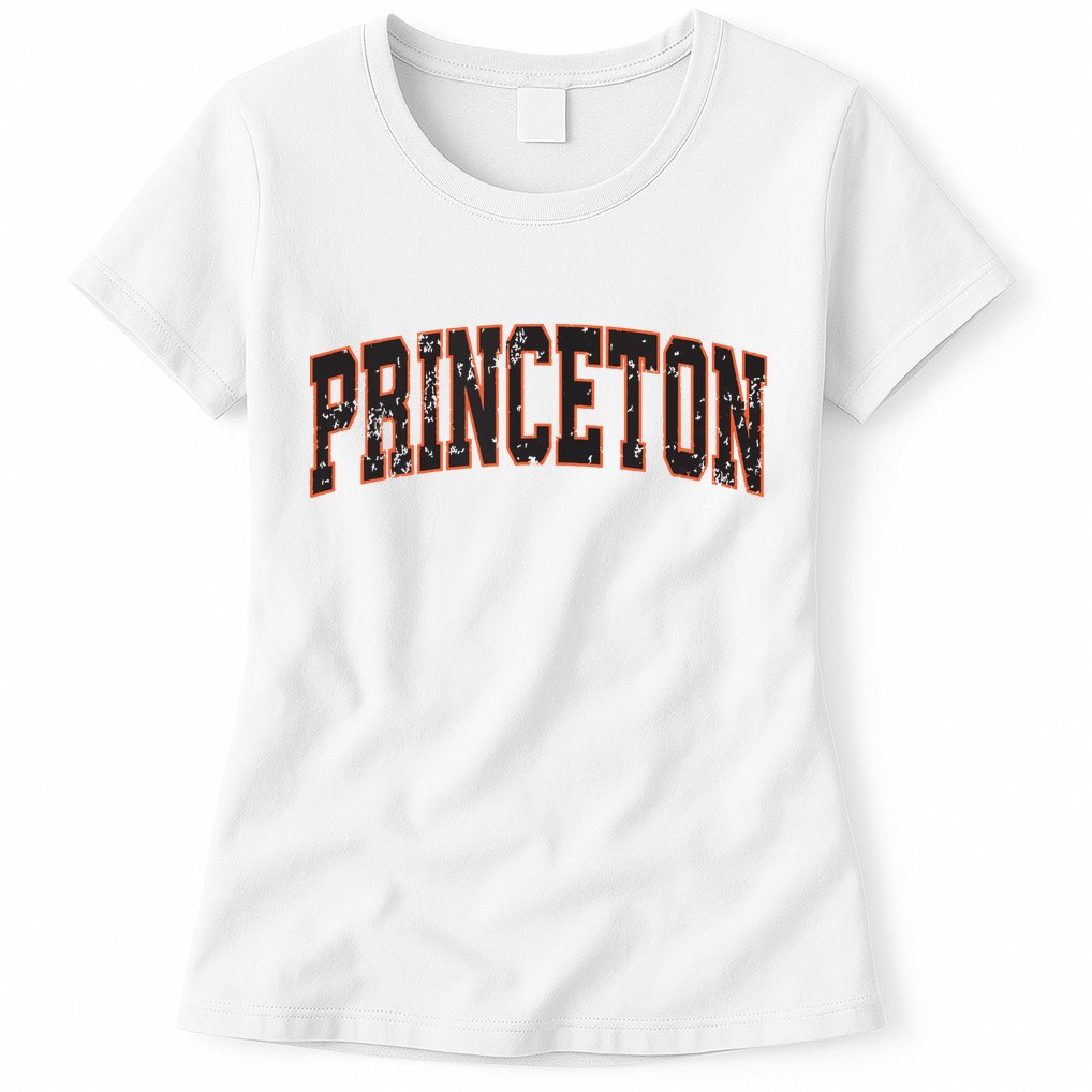 Princeton New Jersey Nj Vintage Athletic Sports Womens T-Shirt