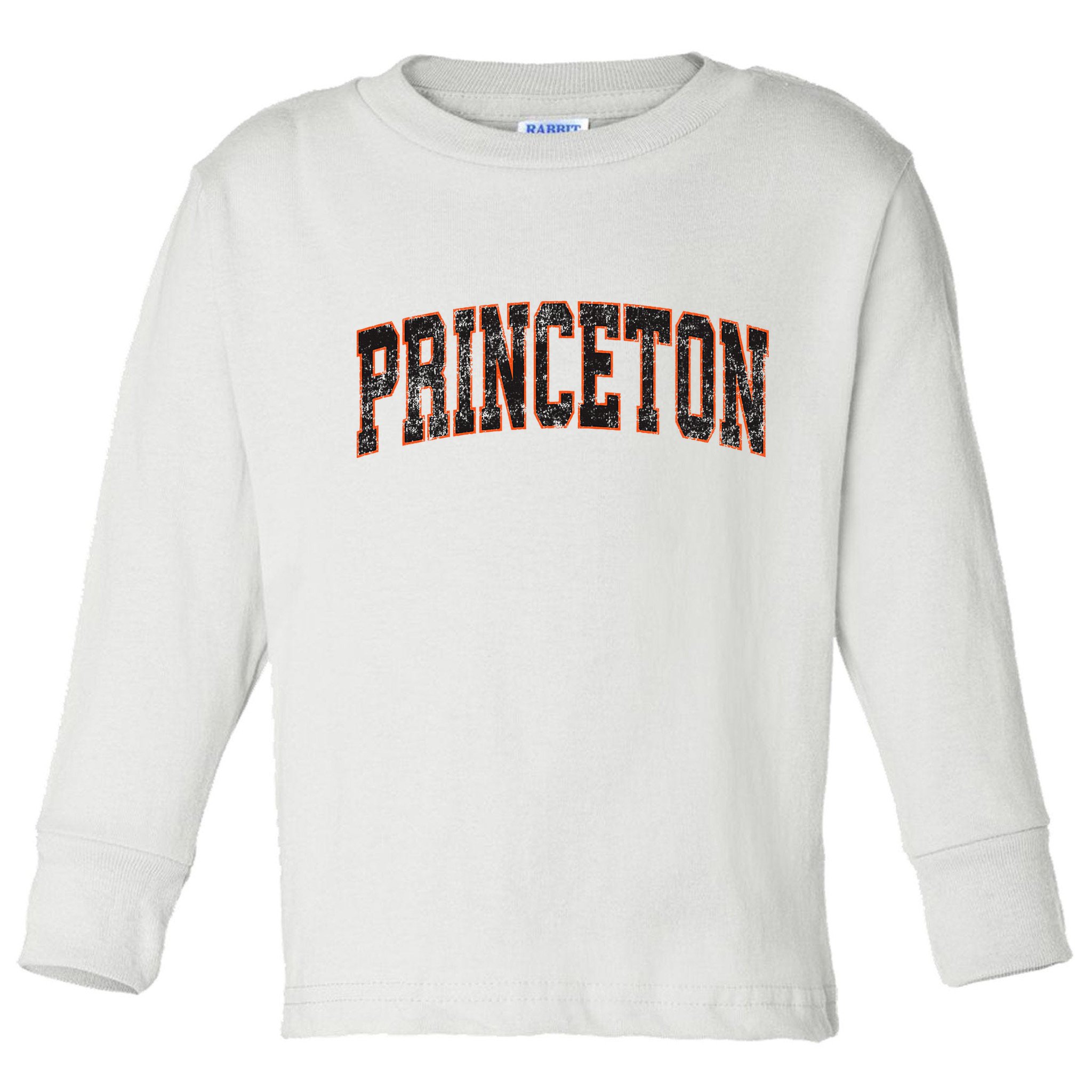 Princeton New Jersey Nj Vintage Athletic Sports Toddler Long Sleeve Shirt
