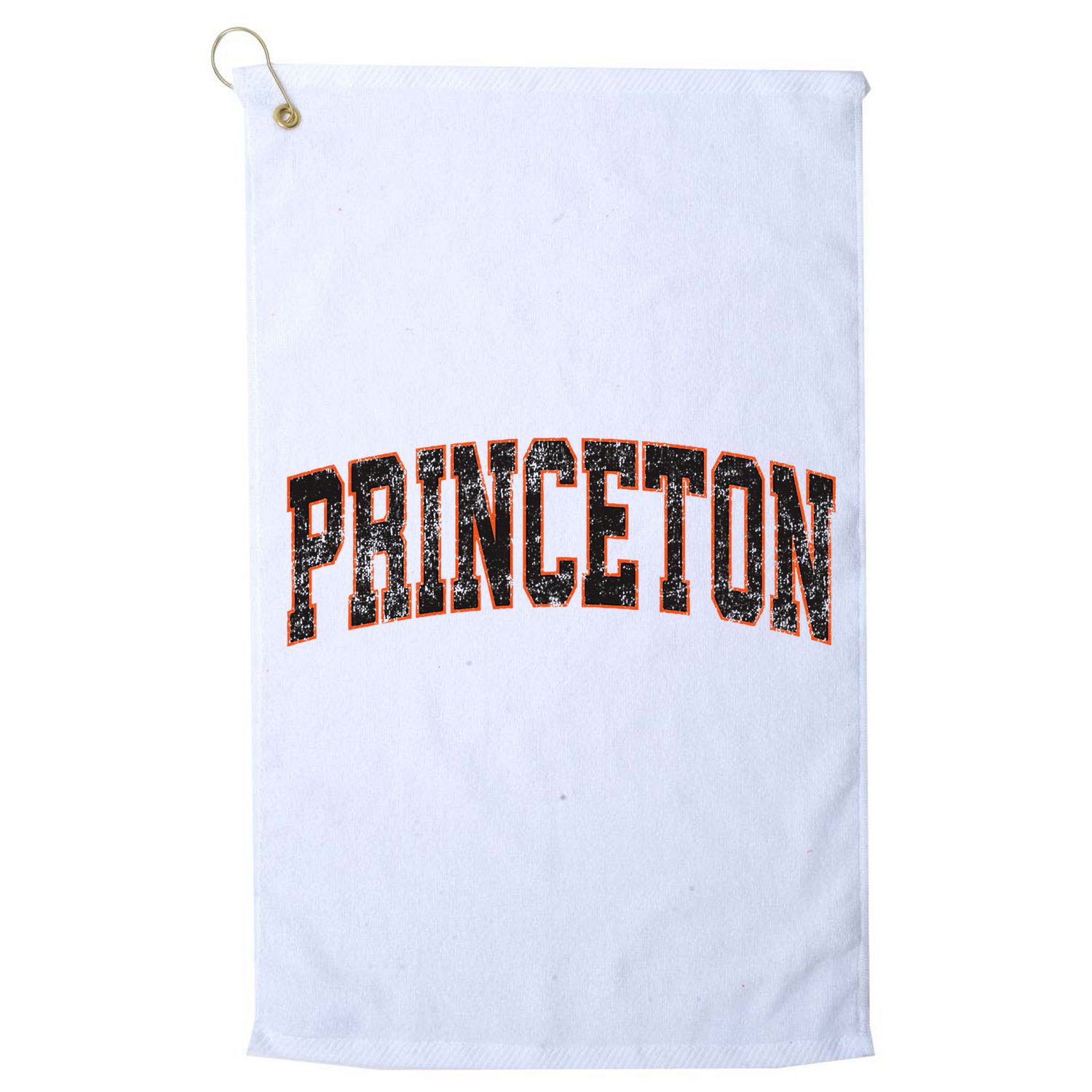 Princeton New Jersey Nj Vintage Athletic Sports Golf Towel