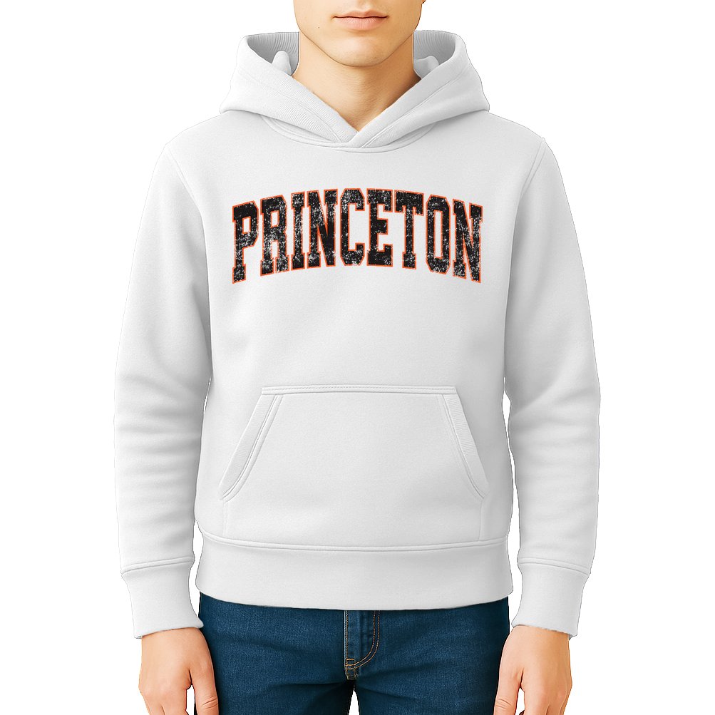 Princeton New Jersey Nj Vintage Athletic Sports Kids Hoodie