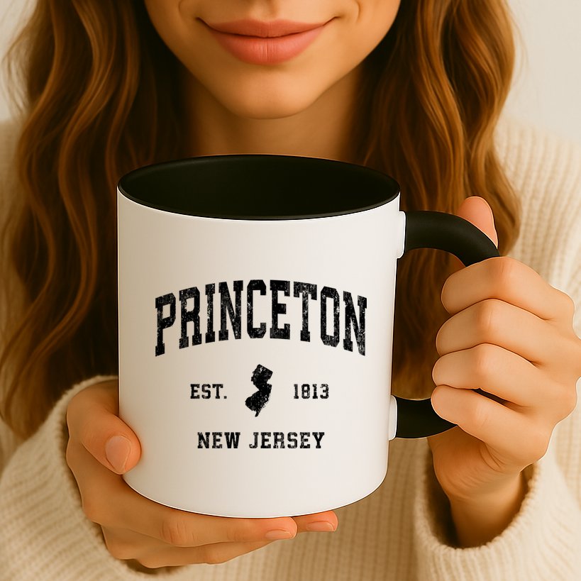 Princeton New Jersey Nj Vintage Athletic Sports Mug