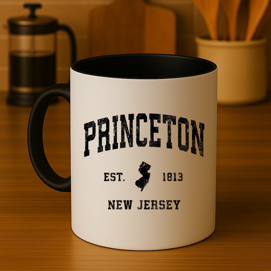 Princeton New Jersey Nj Vintage Athletic Sports Mug