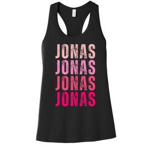 Personalized Name Jonas I Love Jonas Women's Racerback Tank