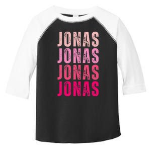 Personalized Name Jonas I Love Jonas Toddler Fine Jersey T-Shirt