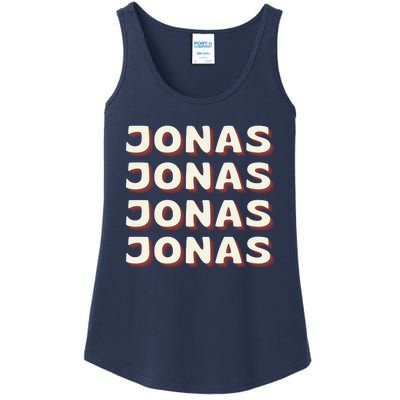 Personalized Name Jonas I Love Jonas Ladies Essential Tank