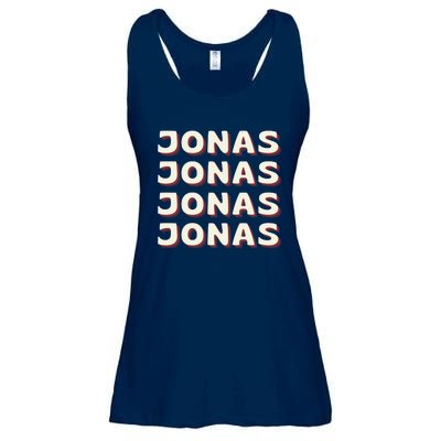 Personalized Name Jonas I Love Jonas Ladies Essential Flowy Tank