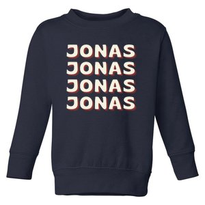 Personalized Name Jonas I Love Jonas Toddler Sweatshirt