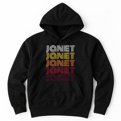 Personalized Name Janet Vintage Janet Hoodie