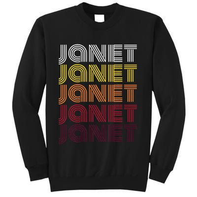 Personalized Name Janet Vintage Janet Sweatshirt