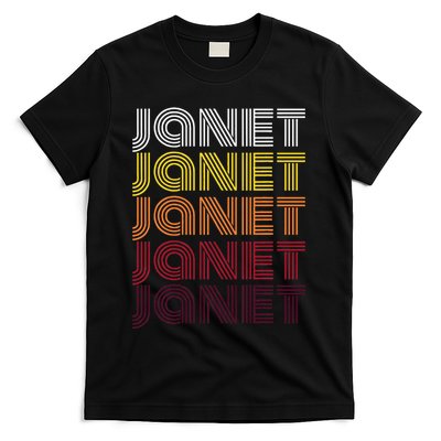 Personalized Name Janet Vintage Janet T-Shirt