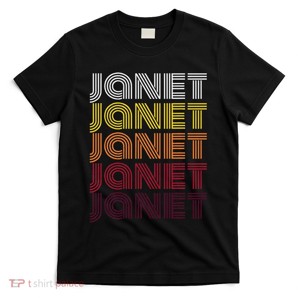 Personalized Name Janet Vintage Janet T-Shirt