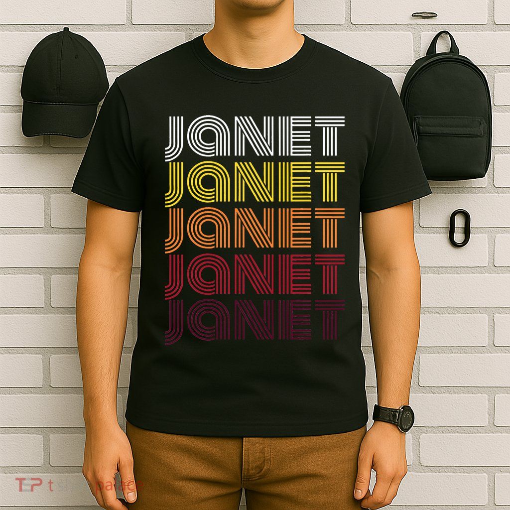 Personalized Name Janet Vintage Janet T-Shirt